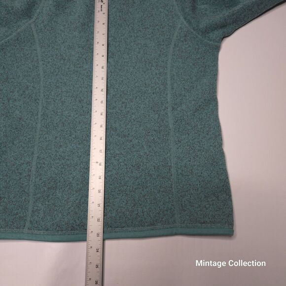 Patagonia Better Sweater Women's Teal Fleece 1/4 Quarter Zip Pullover Jacket S - Picture 10 of 10